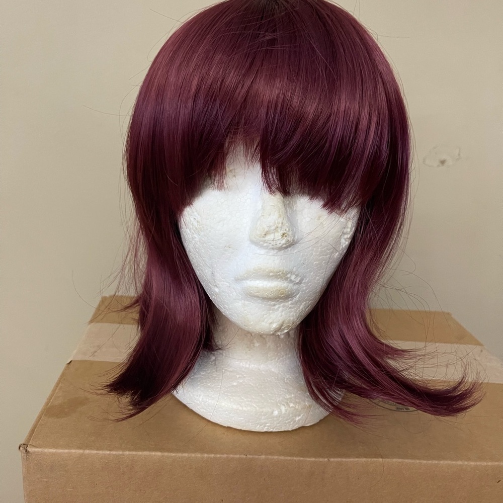 Stylish Burgundy Wig for Women
